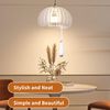 VilaGi Bathroom Light Pull Cord String Replacement Cord Pull for Ceiling Switch White Switch Pull Cord Handle String for Ceiling Switches Bathroom Bedroom Toilet Lights Ceiling Fan Switch, 1.5m