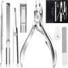 Nail Clipper Nipper, Nail Clipper for Winding Nails, Nail Clipper, Nail Care Set, Toenail Clipper, Stainless Steel, For Both Hands and Feet, Labor-Saving, Rustproof, Nail Clipper, Made in Japan, Suitable for Various Nails, Deformed Nails, Rolled Nails, Ha