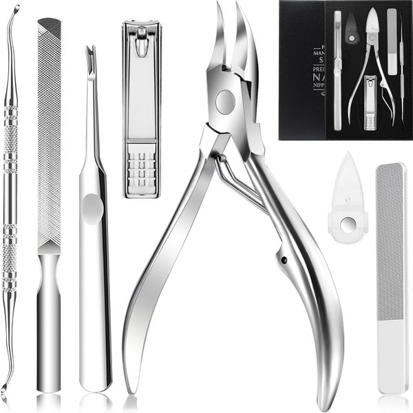 Nail Clipper Nipper, Nail Clipper for Winding Nails, Nail Clipper, Nail Care Set, Toenail Clipper, Stainless Steel, For Both Hands and Feet, Labor-Saving, Rustproof, Nail Clipper, Made in Japan, Suitable for Various Nails, Deformed Nails, Rolled Nails, Ha
