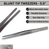 8Pc Science Lab Forceps Stainless Steel Tweezers Surgical Veterinary Instruments