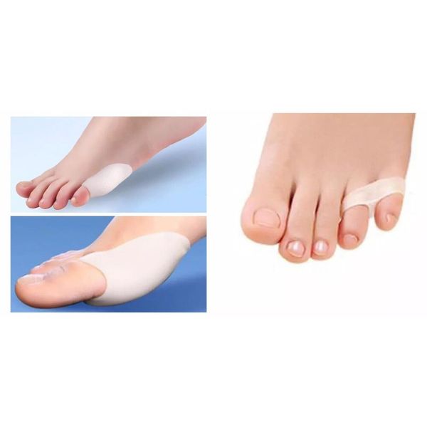 6 Silicone Bunionette Pad-Correct Tailors Bunion Toe Separator Pedi-Foot-US