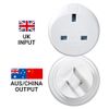 Go Travel UK-AUS Australian and China Compact Earthed Adaptor (Adapter Ref 528)