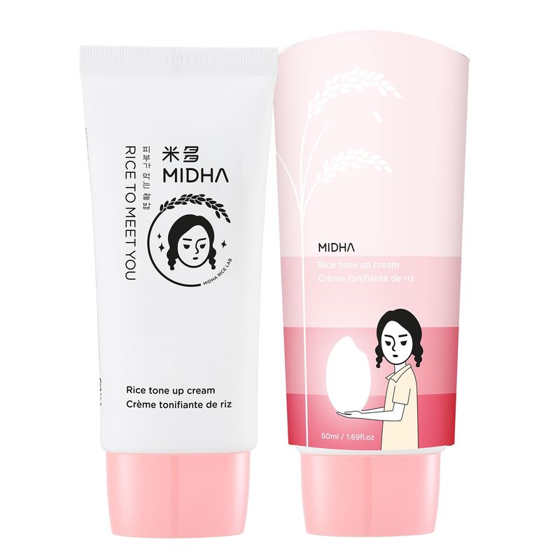 MIDHA Rice Tone Up Cream - instantly brightening and toning cream, 70% ...