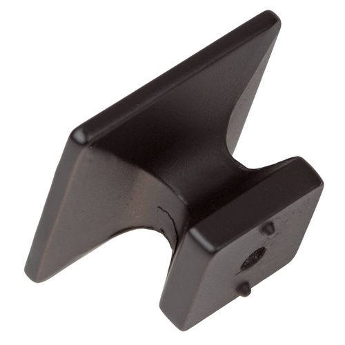 GlideRite Hardware 5101-MB-10 Square Cabinet Knob, Pack of 10, 1.375", Matte Black