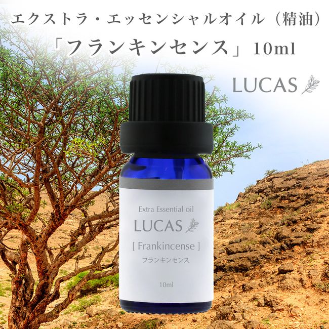 Frankincense essential oil 10ml [sedation, deep meditation, relaxation, beauty] 100% natural ingredients Frankincense essential oil LUCAS essential oil aroma cleanse