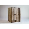 Rustic Wooden Turntable Stand & Vinyl Record Storage – 2-Tier LP Organizer