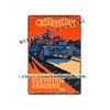 1930 earthmoving bulldozer CRAWLER TRACTOR ELEVATING GRADERS tin sign