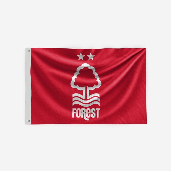 FOCO Officially Licensed Nottingham Forest FC Core Crest Flag