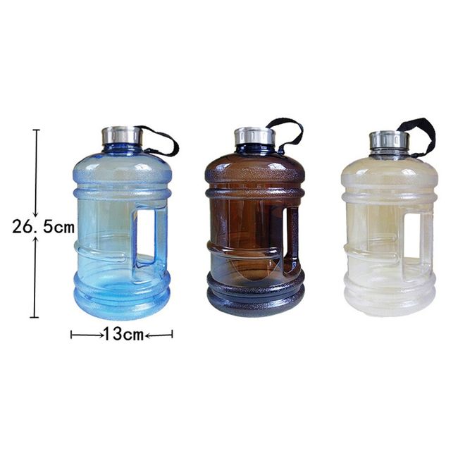 2.2l Big Capacity Water Bottle Clear Drinking Bottles Gym Sports