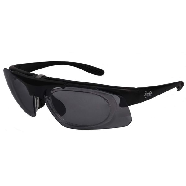 Rapid Eyewear SELBSTTÖNENDE BRILLENGLÄSER Rahmen für Damen und Herren mit Rx Optik Clip. Ideale Fahrradbrille, Laufbrille, Golfbrille, Skibrille etc.
