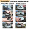 Easy Install 6" Rubber Bandsaw Pulley Tires - Compatible with Milwaukee, 2 Pack