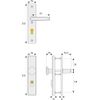 ABUS Protective Fitting Door Fitting KLS114 ZS F1 Item 21130