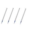 Accod Ballpoint Pen Refill Rollerball Refills 0.5MM Universal Replaceable Refills Gel Ink RollBall Refills- 4 Pack(Blue)