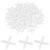 1000 PCS Plastic Cross Tile Spacers,2mm Flat Tile Leveling Spacers for Secure Tile Installation
