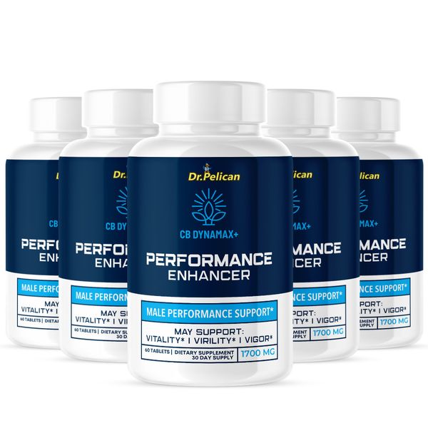 DYNAMAX+ - Men's Health & Performance- 5 Bottles- 300 Tablets