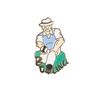 COMIC BOWLER (GENT) MED QUALITY ENAMEL LAPEL PIN BADGE