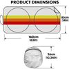 For Toyota Highlander Car Windshield Sunshade Reflective Foldable Sun Cover