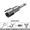 3 Pack 1/4" Hex Shank，Power Wing Nut Driver Set,Slot Wing Nuts Drill Bit Socket Wrenches Tools Set, Drills Bits for Panel Nuts Screws Eye C Hook Bolt