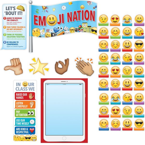 CTP Emoji Fun Emoji Nation Bulletin Board (Creative Teaching Press 7074)