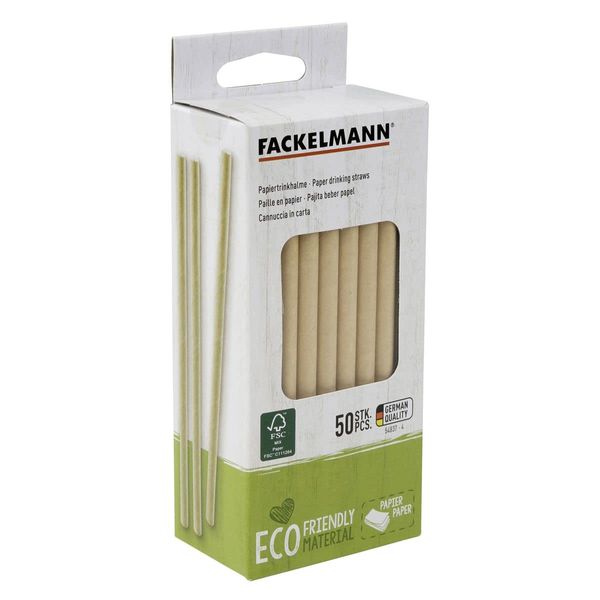 Fackelmann Paper Drinking Straws
