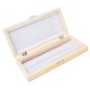 Microscope Slide Storage Box, Wooden Microslide Box, Holds 50 Place Prepared Microscope Slide Set Case