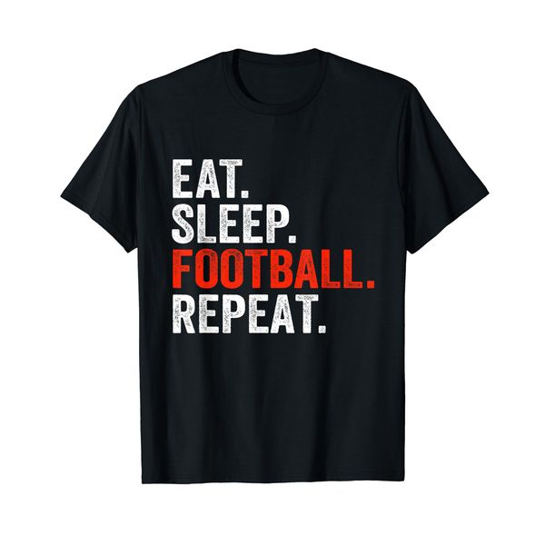 Eat Sleep Football Repeat Football gifts for Boys Kids T-Shirt