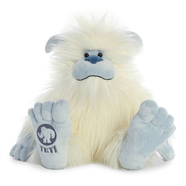 Aurora® Mysterious Fantasy Yeti Stuffed Animal - Mythical Charm - Imaginative Adventures - White 16.5 Inches