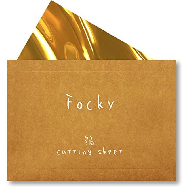 Focky Cutting Iron Sheet Foil Series Heat Pressing Sheet Set Pack (A4 Sheets) Gold