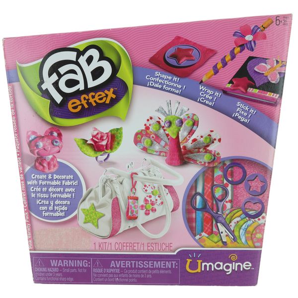 Fab Effex Formable Fabric Craft Kit by Umagine, Ages 3 and Up