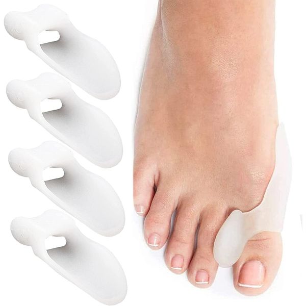 Women Bunion Corrector Toe Spacers Separators Overlapping Toes Gel Cushion Pads