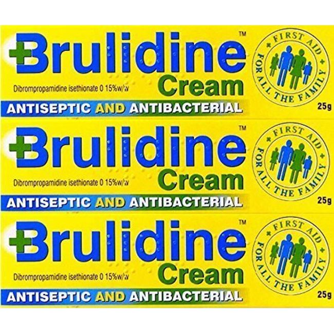 Brulidine Cream 25g, 3&nbsp;packs 