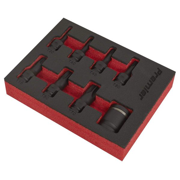 Sealey AK5621 8pc 3/8"Sq Drive TRX-Star* Impact Socket Bit Set