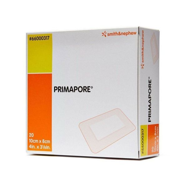 *20-Piece* Smith & Nephew Primapore Adhesive Wound 4" x 3.125" Dressing 66000317