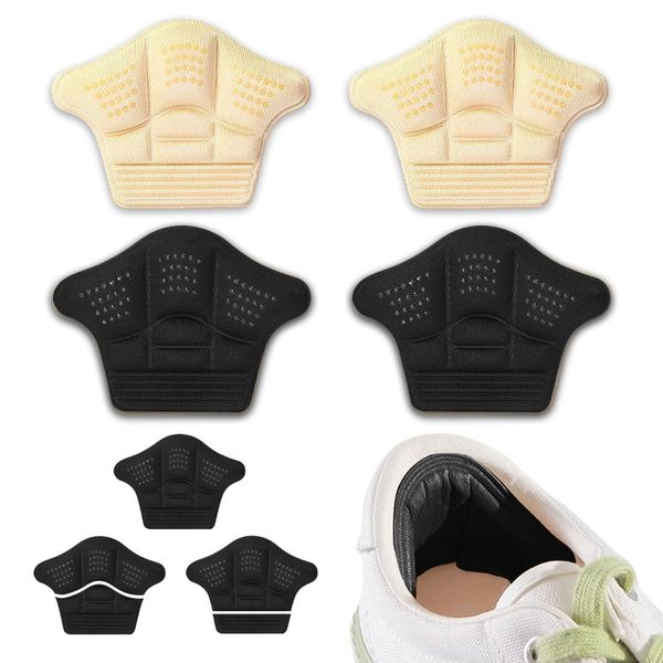 Pads to prevent blisters, shoes, heels, slip-off prevention, size adjustment, heel pads, tongue pads, heel cushions, anti-slip, prevents slipping, adhesive stickers included, unisex, can be cut freely