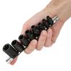 OEMTOOLS 25455 8 Piece External Impact Star Plus Socket Set, Extractor Socket Set With 3/8 Socket Rail, Bolt Extractor Socket Set, 3/8 Inch Drive