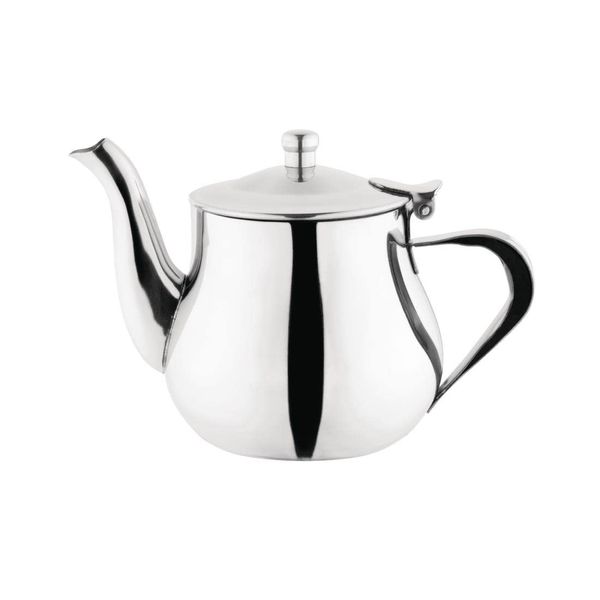 Olympia Arabian Tea Pot Stainless Steel 13Oz Infuser for Better Experience