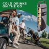 Golf Cooler Bag plus 2 Ice Packs - Keeps Drinks Cold for Hours - Holds 6 Beer Ca