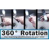 2 Pack Multi-Angle Rotating Faucet Extender and Aerator with Low and High Pre...