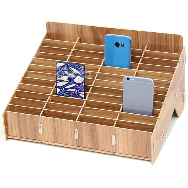 Wooden Multi-Function Storage Box For Mobile Phone Repair Tools