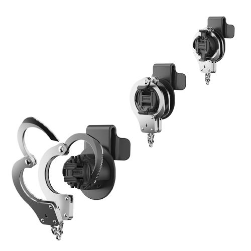Orpaz Handcuff Holster, Handcuff Case, Handcuff Holder - Unisex - Will Improve Your Tactical Appearance (Belt Clip, Standard)