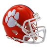 Riddell NCAA Clemson Tigers Speed Mini Helmet Orange, 7.5" x 6.5"