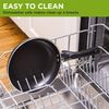 Ecolution Easy to Clean, Comfortable Handle, Even Heating, Dishwasher Safe Pots, 9.5-Inch Fry Pan, Black