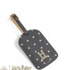 Gryffindor Harry Potter Luggage Tag - Original Hogwarts - Leather, Rectangular, 1 Count, Grey