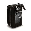 [Awesome/O Thumb] Smart Key Case Double Sided Clear Window with Double Zipper Type Black Ask – 2cmw002