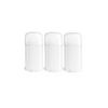 Deodorant Container - Empty - 2.65 Ounce - Twist-Up Refillable Plastic Tube for DIY Deodorants - Cosmetic Crafts - Pack of 3 – Oval Cap- By Natural Farms