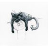 Wizardi Counted Cross Stitch Kit - Among Black Cats M666 RTO
