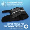 ActiveWrap Foot & Ankle Ice Pack Wrap for Heel, Arch, and Ankle Discomfort, Swelling, Soreness, and Injury Recovery – Reusable Hot & Cold Wrap with Adjustable Compression Straps, Small/Medium