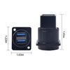 2 x USB 3.0 Female Screw In Socket Flight Case Subwoofer Patch