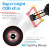 4-Side H11 LED Headlight Super Bright Bulbs Replacement  Kit HIGH/LOW Beam 6000K