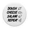 Dough Cheese Salami Repeat Pizza Lover Pizzeria PopSockets Swappable PopGrip